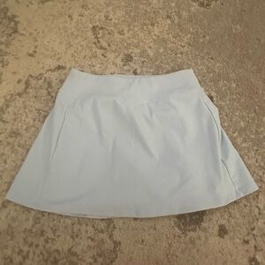 light/sky blue girls tennis skirt